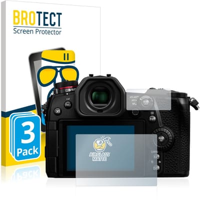 BROTECT - Screenprotector voor Panasonic Lumix DC-G9 - Folie Beschermfolie Beschermglas matte 3 Stuks