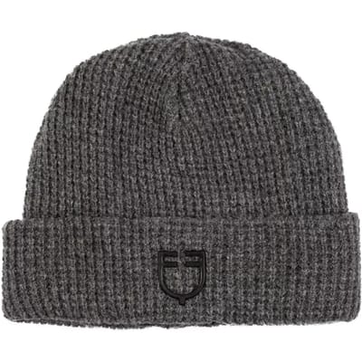 Ribbelende wollen muts met logo Equestro