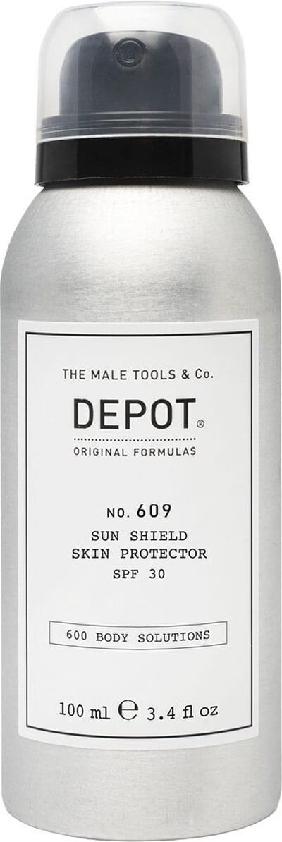 Dépôt, 600 Solutions Corporelles Non. 609, Protection Solaire, Spray Solaire, FPS 30, 100 ml