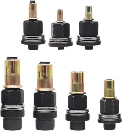 Klinknagel Gereedschap Set - Boor Adapter - Metaal Bevestigen - 7-Delige Koolstofstaal - M3 tot M10 - Zilverkleurig