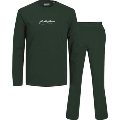 JACK&JONES - JACCLYDE LS TEE AND PANTS JNR - Jongens - Lange mouwen shirts