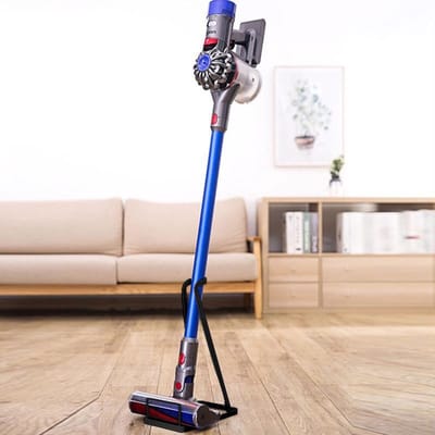 TDR - Geschikt voor Dyson V6/V7/V8/V10 /V11/V12/V15 stofzuiger opbergrek punch-free stofzuigerbeugel stofzuigerhanger - zwart