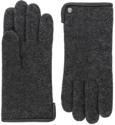 Roeckl Walk Wollen Heren Wandel Handschoenen Maat 9 - Anthracite