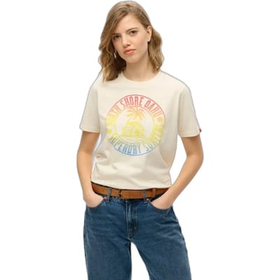 Superdry - Lo-Fi Outdoor Relaxed T-shirt - Dames - T-shirts