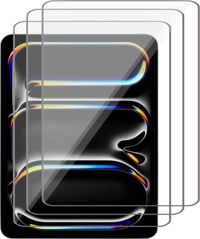 Screenprotector geschikt voor iPad Pro 11 inch 2024 - 3x Gehard Glas Screen Protector GlassGuard