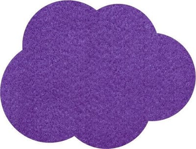 Wolk vilt onderzetters - Paars - 6 stuks - 10,5 x 8 cm - Tafeldecoratie - Glas onderzetter - Cadeau - Woondecoratie - Tafelbescherming - Onderzetters voor glazen - Keukenbenodigdheden - Woonaccessoires - Tafelaccessoires