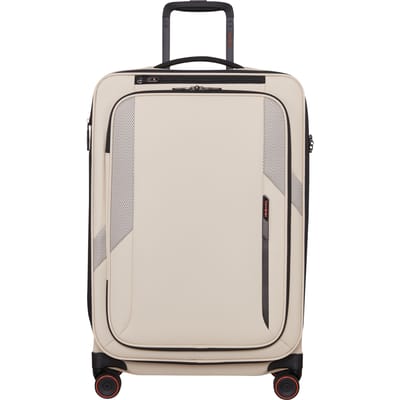 Samsonite Koffer - Glazed spinner 67/24 (4 wiel) lichtgewicht koffer - 44 x 67 x 30/33 cm - uitbreidbaar - Sandstone - 94 l