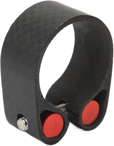 Fietszadelpenklem - Zadelpenklem - Fiets Stabiliseren - Koolstofvezel Materiaal - 27.2 mm - Zwart