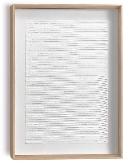 Schilderij 3D Art Zachte Lijnen - 40 x 30 - Hout - REINDERS