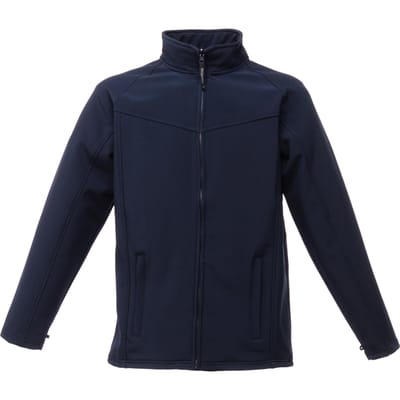 Regatta Professioneel Heren Uproar Softshell Windbestendig Fleece-jack (Marine/Navy)