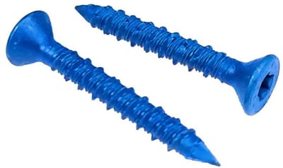 Betonankerschroeven - Metselwerkschroeven ankers - Bevestigen in metselwerk - Advanced Threadform Technologie - 100 stuks - Zilverkleurig