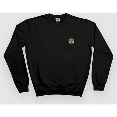 The Dudes Solo Tiger Classic Sweater zwart