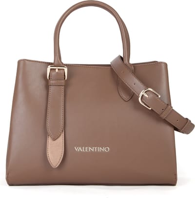 VALENTINO Handtas Schoudertas Alvarado Shopping Bag Taupe / Bronzo Bruine