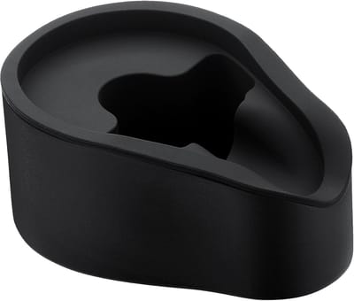 Portafilterhouder - Aanstampstation - Espresso Bereiding - 304 RVS Met Siliconen - 58 mm - Zwart