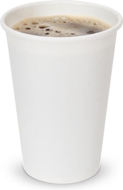 Papieren beker - koffiebeker - FSC keurmerk - wegwerp beker - 100 stuks