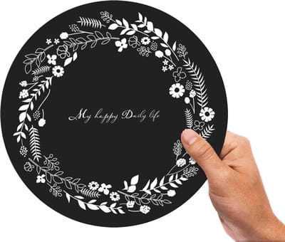 Pannenlappen Onderzetters - Hittebestendige Pads - Keuken Bescherming - Specifiek Voor Inductie - 24cm Diameter - Zwart