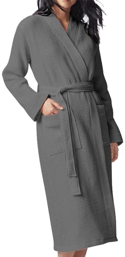 Allecto - Wafelochtendjassen - Uniseks Badjas - Comfortabele Katoenen Kimono - Lichte Ochtendjas voor Spa - Ideaal voor Loungewear - Geschikt voor ...