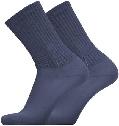 UphillSport - 2-Pack - Merino Sport Sokken - Badstof Schokabsorberend - Heren / Dames - marine - 35-38 - 9125