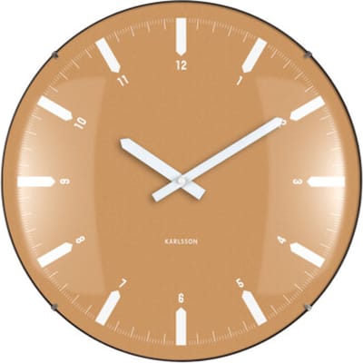 Karlsson wandklok realista dome oker- Ø35cm