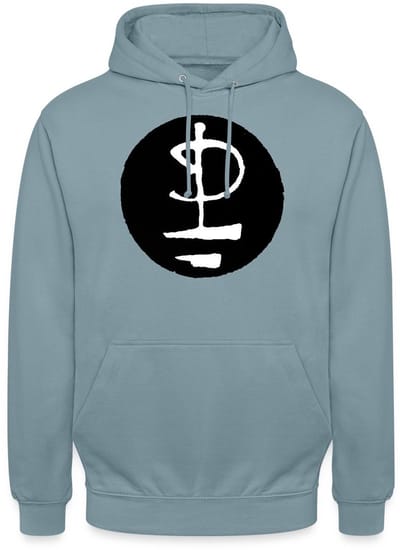 Pink Floyd Logo Zwart Wit Hoodie Unisex