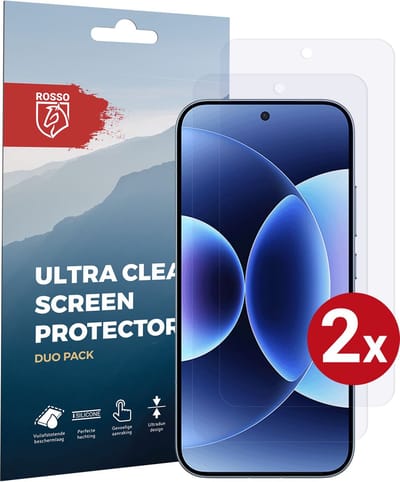 Rosso Screen Protector Geschikt voor Xiaomi 17 Ultra | Ultra Clear Duo Pack | TPU Folie | Case Friendly Beschermfolie | 2 Stuks