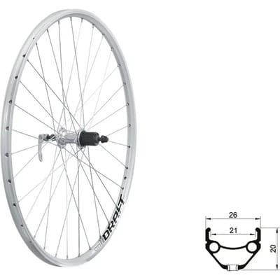 Achterwiel Kellys Draft V-Brake R 28/29"