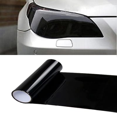JeiibrZui 1 set VVIVID auto koplamp tintfolie, krasbestendige hittebestendige vinyl wrap voor mistlamp achterlicht bescherming