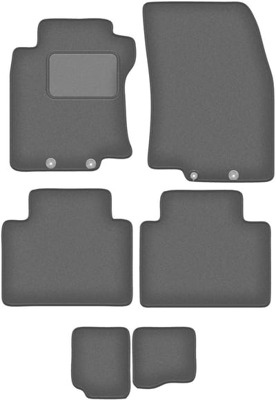 Grafiet automatten voor: Nissan X-Trail III T32 7-zits (2014-2017)