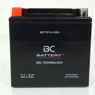 Batterie SLA BC Battery pour Moto BMW 1200 HP2 Sport 2008 à 2011 YTX14 / 12V 12Ah Neuf