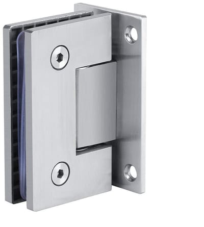 Dailygoods- Deurscharnier Roestvrij Staal - Douchedeur Beugel - Veiligheidsglas 8-12 Mm - Geschikt voor Zwenkdeur - Draagvermogen 36 Kg - Stabiele Montage - Douchescharnier