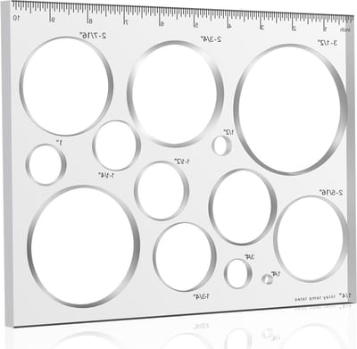 Houtbewerking Router Sjabloon - Mal Kit Cirkel Inlay - Decoratieve Details Maken - Versterking en Reparatie