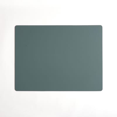 Vacavaliente Placemat and Coasters Rechthoek Placemat - Recycled Leer - 40x30 cm - Eucalyptus