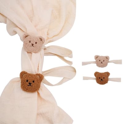Dailygoody - Gordijnbanden - Decoratieve Touwhouders - Schattige Beer