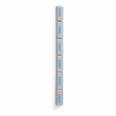 BREG Steigerfender - EVA foam - 100 x 22 x 6 cm - Waterdicht - Grijs