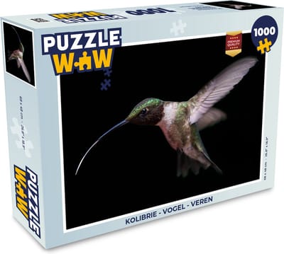 Puzzel Kolibrie - Vogel - Veren - Legpuzzel - Puzzel 1000 stukjes volwassenen