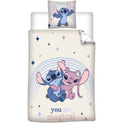 Stitch en Angel Dekbedovertrek Magical 140 x 200 cm polykatoen