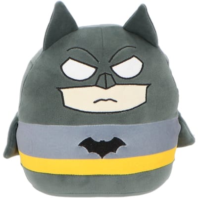 Batman Squishy 22 cm - Knuffel - Zachte stof - Grijs