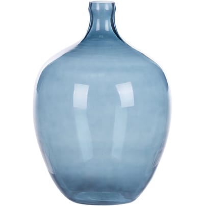 ROTI - Decoratieve vaas - Donkerblauw - 39 cm - Glas