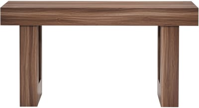 Console Tafel 160 cm, Houten Rechthoekige Bureau voor Gang, Slaapkamer, Woonkamer Of Foyer, Smalle Banktafel Met Boerderijstijl Ontwerp, Eenvoudig Te Montage, Bruin