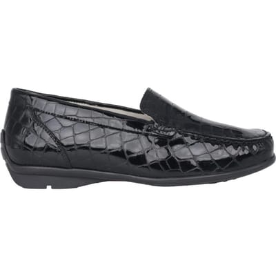 Waldläufer Harriet - dames moccasin - Zwart - maat 35 (EU) 2.5 (UK)