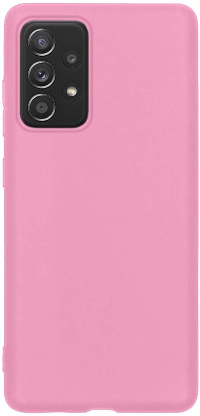 Hoes - Geschikt voor Samsung Galaxy A52s 5G - Sterk & Shockproof - Hoesje Cover - Siliconen Case - Roze
