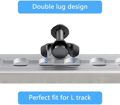 Dailygoods- Schroefbevestigingen 6 Stuks - Bevestigingsmateriaal Schaduwdoek - Luchtrails - Aanhangers - Vrachtwagens - Verzinkt Staal