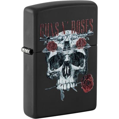 Guns N' Roses Zippo - Black Matte Unisex Aansteker - Neutraal - Standard