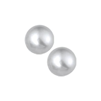 The Jewelry Collection Oorknoppen Parel - Zilver Gerhodineerd