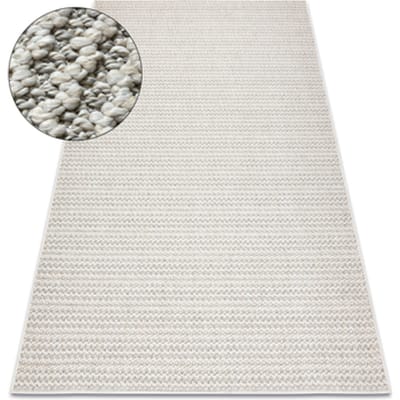 Kleden Rugsx Tapijt JERSEY 19236 grijs - structureel, lus 160x220 cm