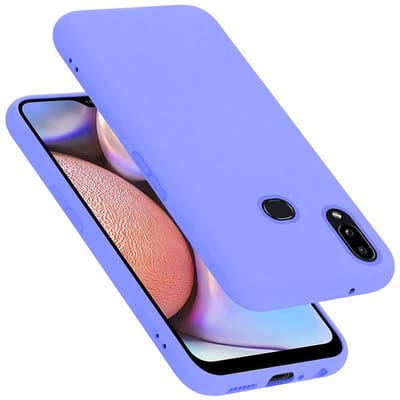Cadorabo Hoesje geschikt voor Samsung Galaxy A10s / M01s in LIQUID LICHT PAARS - Beschermhoes gemaakt van flexibel TPU silicone Case Cover