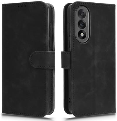 Mat zwart agenda book case hoesje geschikt voor OnePlus Nord 5 5G
