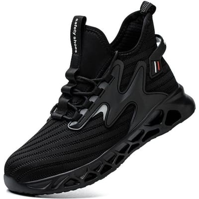 Heren Air Cushion Sport Veiligheidsschoenen Mode Werklaarzen Anti-smash Anti-lek Onverwoestbare Schoenen Lichtgewicht Beschermende Schoenen 41