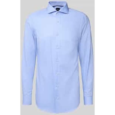 Slim fit zakelijk overhemd met extra lange mouwen