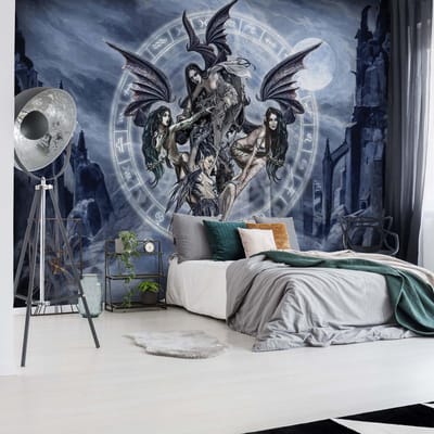 Fotobehang - Vlies Behang - Alchemy: Hex Lilithia - 416 x 290 cm